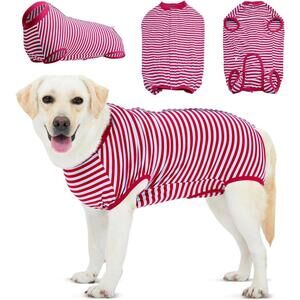 Dog Recovery Suit Abdominal Wound After Surgery Wear Prevent Licking Wounds L